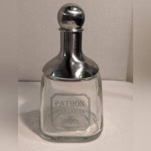 Vintage Patron Margarita 16-Ounce Stainless Steel and Glass Cocktail Shaker.
